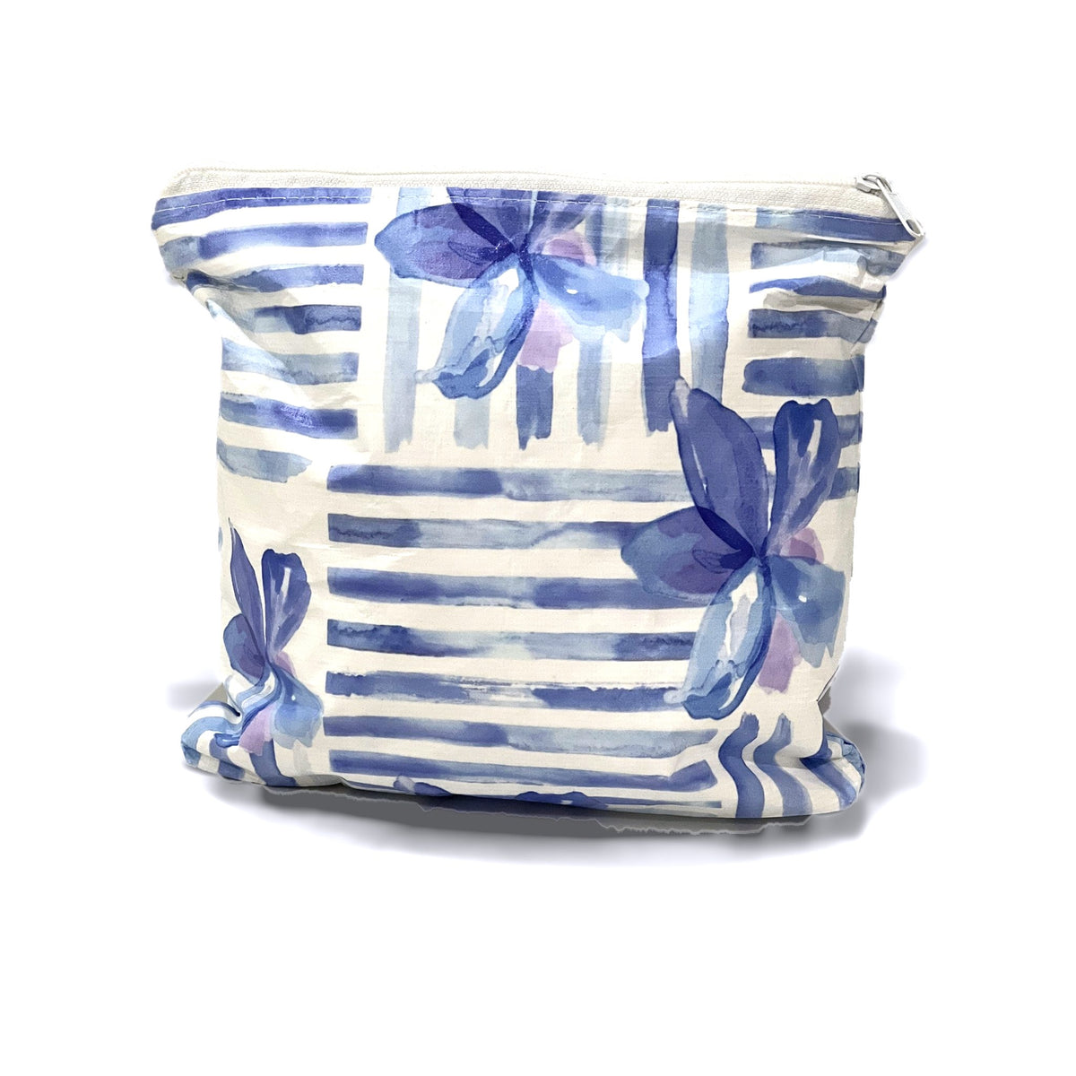 Back of the Blue Lines Small water-resistant accessory bag