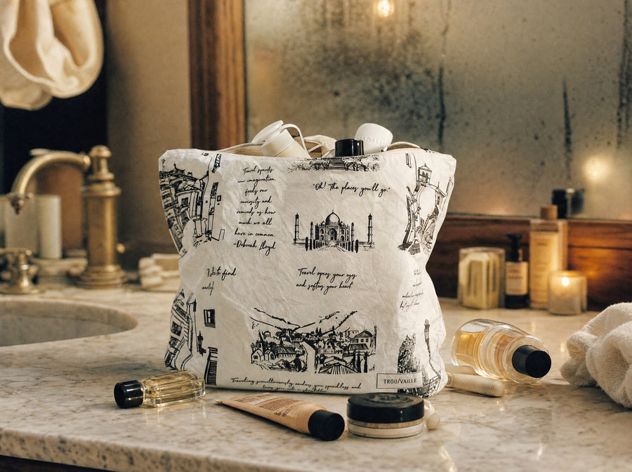 Cities Water-Resistant Accessory Bag — Small