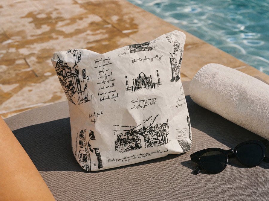 Cities Water-Resistant Accessory Bag — Small