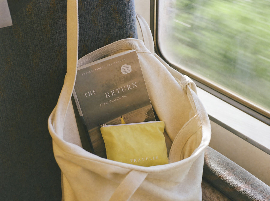 Lemon Water-Resistant Accessory Bag — Mini