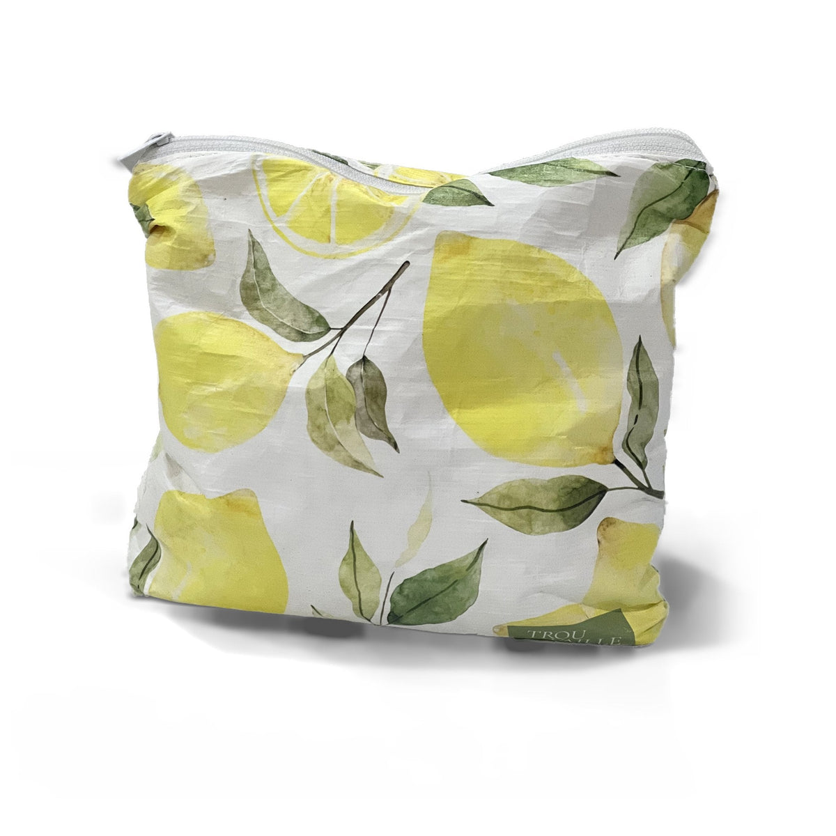 Lovely Lemons Small water-resistant accessory bag, part of The Amalfi Trio