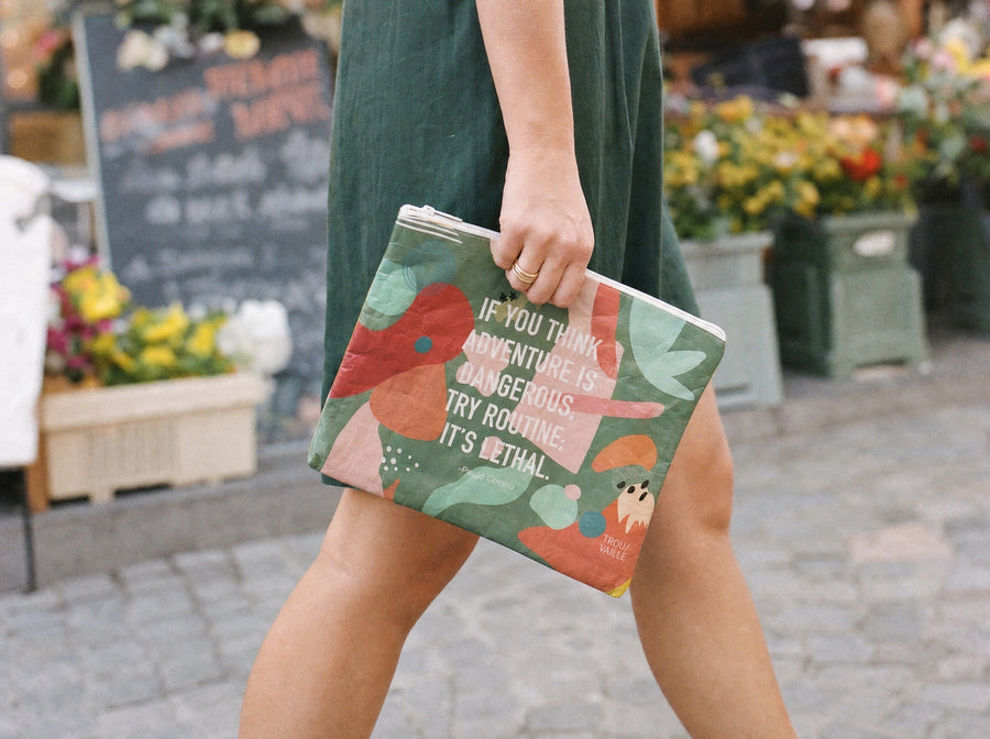 Routine is Lethal Water-Resistant Accessory Bag — Medium