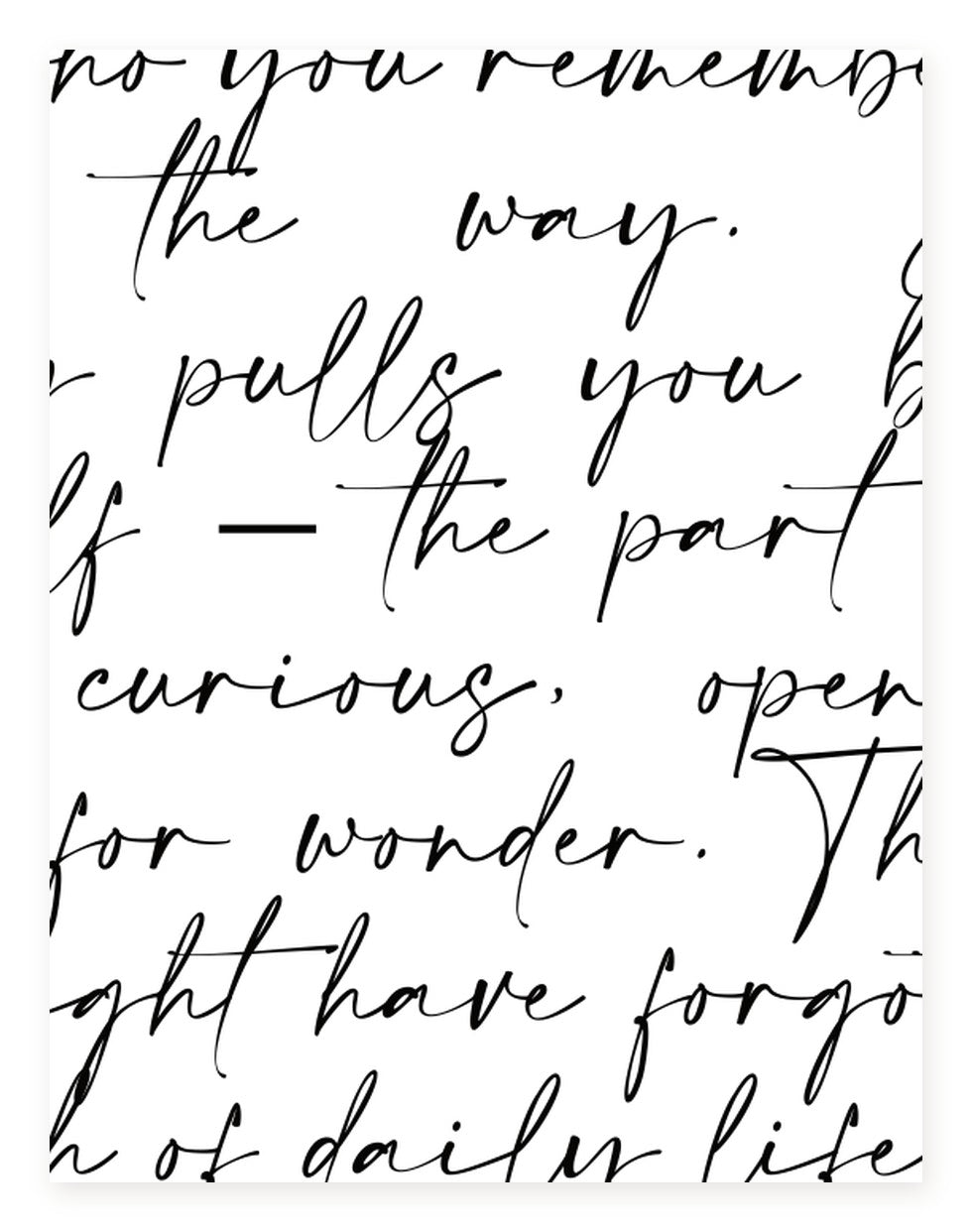 Close-up detail of the Script frosted planner dashboard artwork