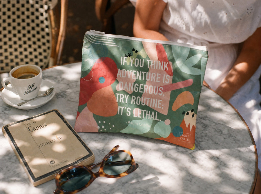 Routine is Lethal Water-Resistant Accessory Bag — Medium