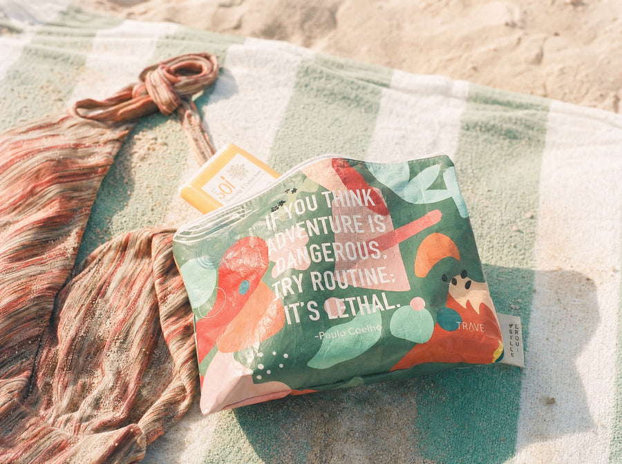 Routine is Lethal Water-Resistant Accessory Bag — Medium
